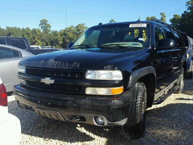 3GNEC16Z15G260653 - 2005 CHEVROLET SUBURBAN BLACK photo 2