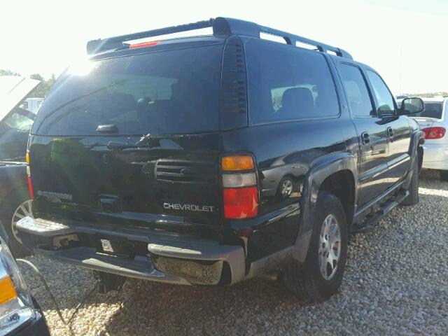 3GNEC16Z15G260653 - 2005 CHEVROLET SUBURBAN BLACK photo 4