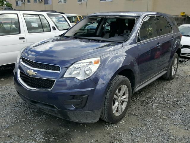 2GNALBEK9D6317958 - 2013 CHEVROLET EQUINOX BLUE photo 2