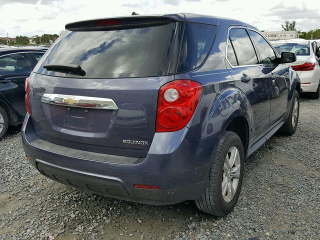 2GNALBEK9D6317958 - 2013 CHEVROLET EQUINOX BLUE photo 4