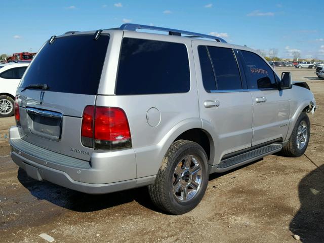 5LMEU88H25ZJ17982 - 2005 LINCOLN AVIATOR SILVER photo 4