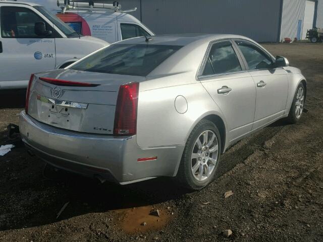 1G6DG577080180575 - 2008 CADILLAC CTS SILVER photo 4