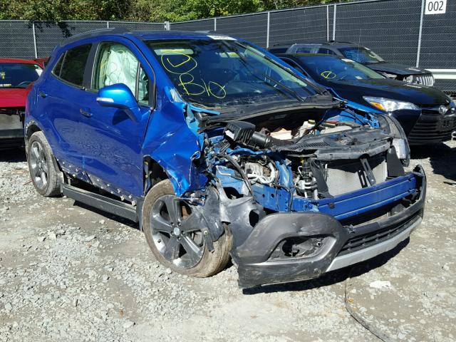 KL4CJDSB8EB618219 - 2014 BUICK ENCORE PRE BLUE photo 1