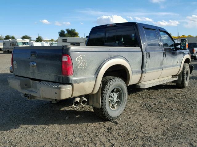 1FT8W3BT1DEB75747 - 2013 FORD F350 SUPER BROWN photo 4