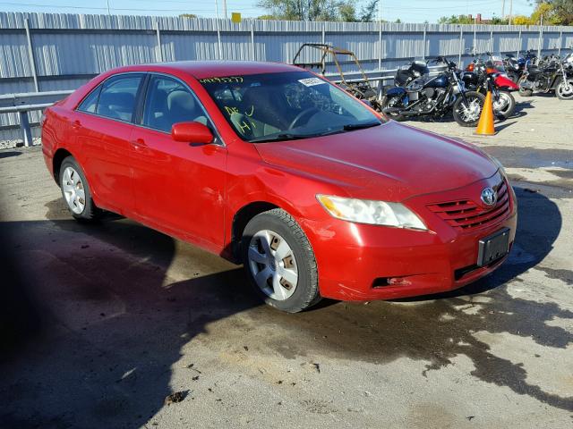 4T1BE46K38U229167 - 2008 TOYOTA CAMRY CE RED photo 1