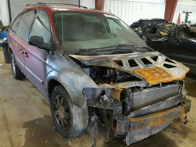 2A4GP54L77R141010 - 2007 CHRYSLER TOWN & COU 栗色 照片 1