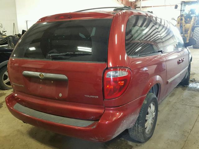 2A4GP54L77R141010 - 2007 CHRYSLER TOWN & COU 栗色 照片 4