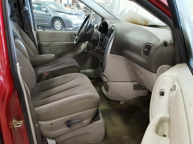 2A4GP54L77R141010 - 2007 CHRYSLER TOWN & COU 栗色 照片 5