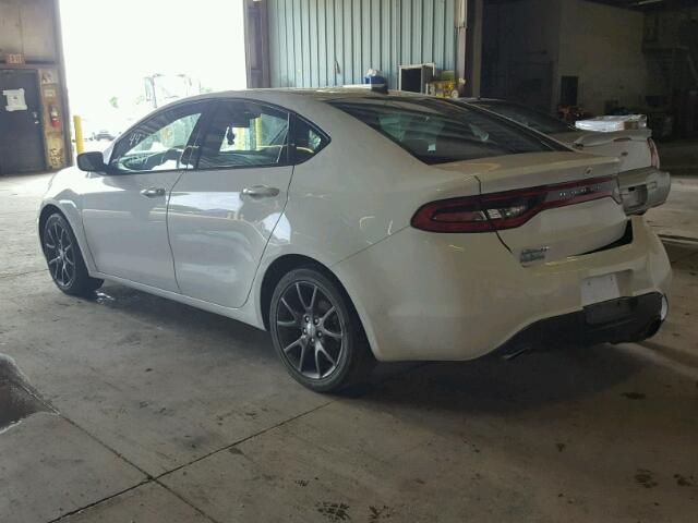 1C3CDFBB5FD369123 - 2015 DODGE DART SXT WHITE photo 3