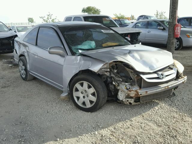 1HGEM22901L060072 - 2001 HONDA CIVIC SI SILVER photo 1