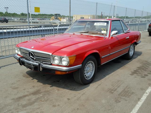 10704412002229 - 1972 MERCEDES-BENZ 450 SL RED photo 2