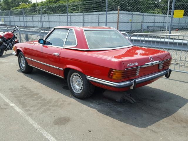 10704412002229 - 1972 MERCEDES-BENZ 450 SL RED photo 3