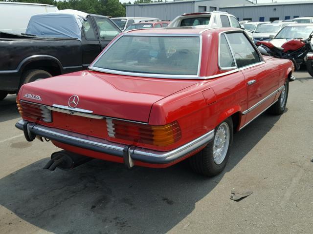 10704412002229 - 1972 MERCEDES-BENZ 450 SL RED photo 4