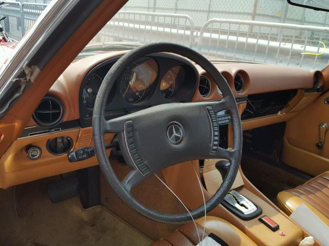 10704412002229 - 1972 MERCEDES-BENZ 450 SL RED photo 9