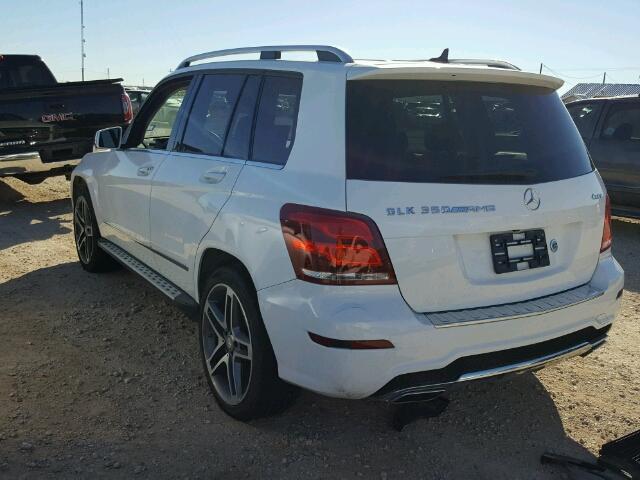 WDCGG8JB8EG242617 - 2014 MERCEDES-BENZ GLK 350 4M WHITE photo 3