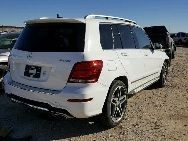 WDCGG8JB8EG242617 - 2014 MERCEDES-BENZ GLK 350 4M WHITE photo 4