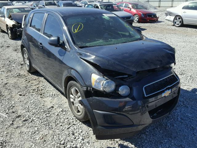 1G1JC6SH5F4137608 - 2015 CHEVROLET SONIC LT BLACK photo 1