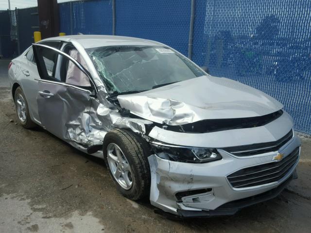 1G1ZB5ST6JF112668 - 2018 CHEVROLET MALIBU LS SILVER photo 1