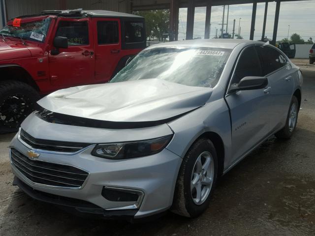 1G1ZB5ST6JF112668 - 2018 CHEVROLET MALIBU LS SILVER photo 2