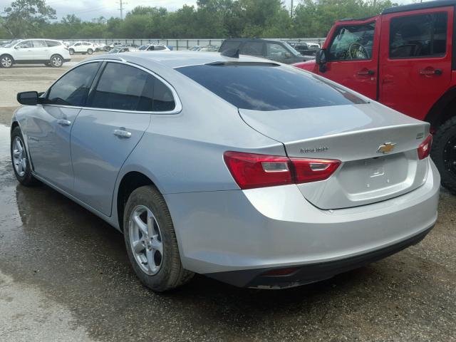 1G1ZB5ST6JF112668 - 2018 CHEVROLET MALIBU LS SILVER photo 3
