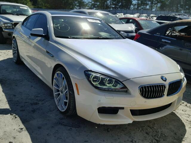 WBA6A0C50ED317482 - 2014 BMW 640 I WHITE photo 1