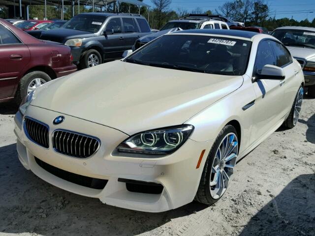 WBA6A0C50ED317482 - 2014 BMW 640 I WHITE photo 2