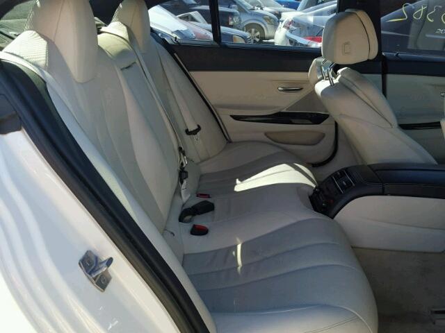 WBA6A0C50ED317482 - 2014 BMW 640 I WHITE photo 6