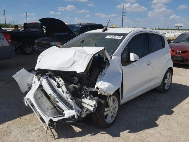 KL8CB6S96FC711059 - 2015 CHEVROLET SPARK LS WHITE photo 2