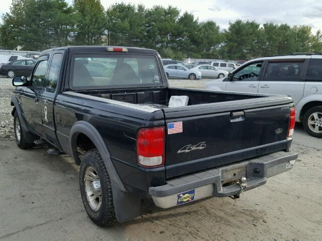 1FTZR15V5YPB51345 - 2000 FORD RANGER SUP BLACK photo 3