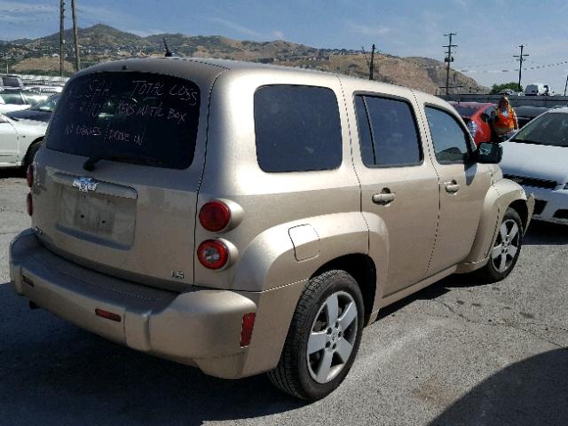 3GNDA13D48S572090 - 2008 CHEVROLET HHR LS ოქროსფერი ფოტო 4