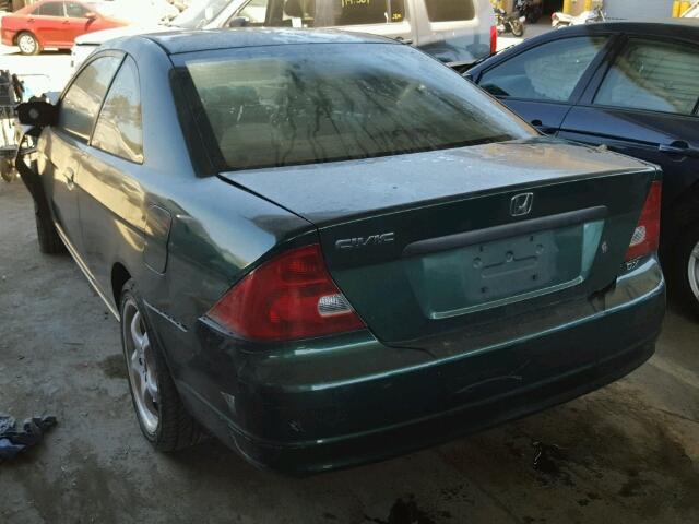 1HGEM21201L028341 - 2001 HONDA CIVIC DX GREEN photo 3