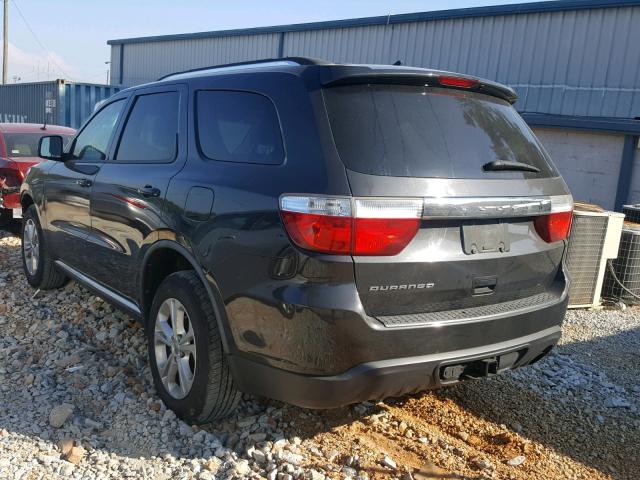 1D4RD2GG1BC623688 - 2011 DODGE DURANGO EX GRAY photo 3