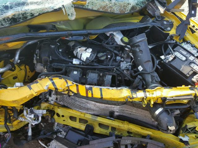 1FADP3L98HL318117 - 2017 FORD FOCUS ST YELLOW photo 7