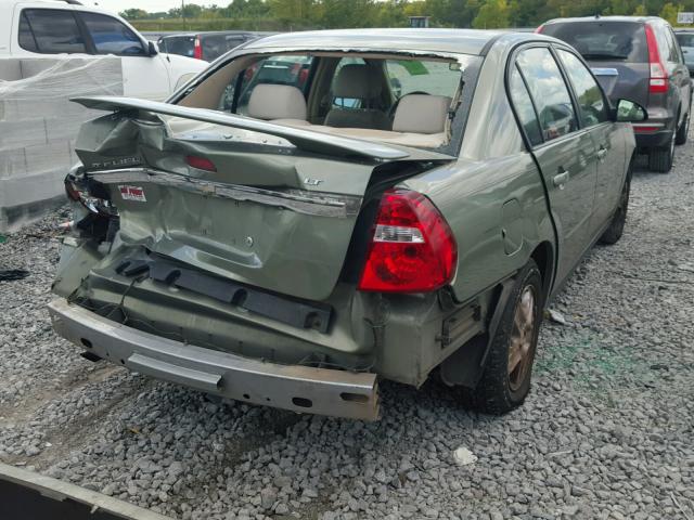 1G1ZT54824F196868 - 2004 CHEVROLET MALIBU LS 绿色 照片 4