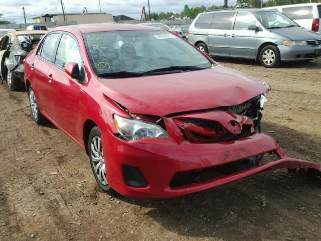 2T1BU4EEXCC783430 - 2012 TOYOTA COROLLA RED photo 1