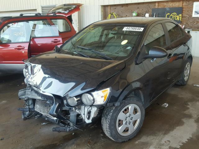 1G1JA5SH5E4207753 - 2014 CHEVROLET SONIC LS 黑色 照片 2
