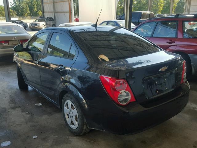 1G1JA5SH5E4207753 - 2014 CHEVROLET SONIC LS 黑色 照片 3