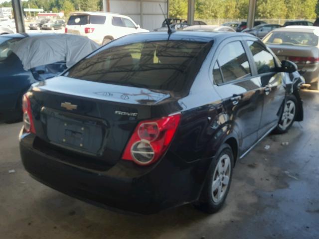1G1JA5SH5E4207753 - 2014 CHEVROLET SONIC LS 黑色 照片 4