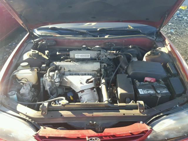 4T1SK13E1SU536558 - 1995 TOYOTA CAMRY XLE MAROON photo 7