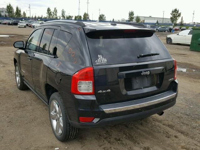 1J4NF5FB8BD136439 - 2011 JEEP COMPASS LI BLACK photo 3