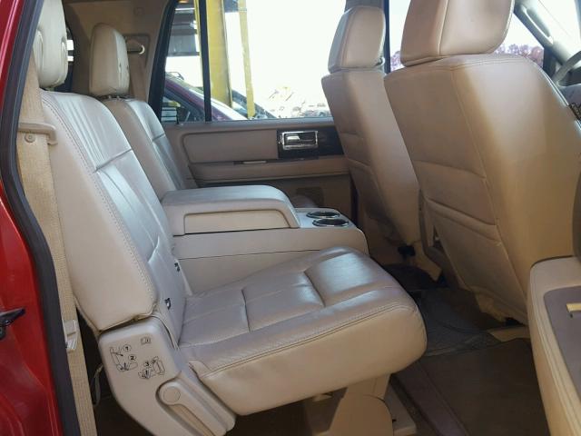 5LMFL275X8LJ02391 - 2008 LINCOLN NAVIGATOR RED photo 6