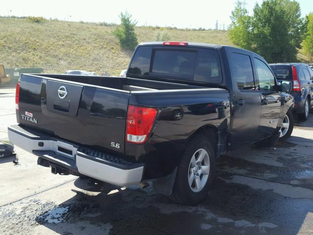 1N6AA07C98N324867 - 2008 NISSAN TITAN XE BLACK photo 4