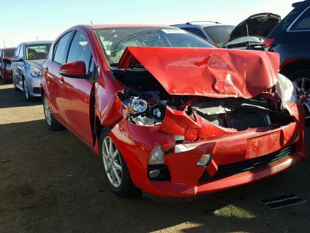 JTDKDTB31D1536509 - 2013 TOYOTA PRIUS C RED photo 1