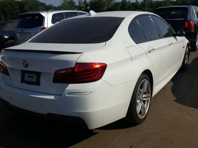 WBAKP9C57EDZ34959 - 2014 BMW 550 XI WHITE photo 4