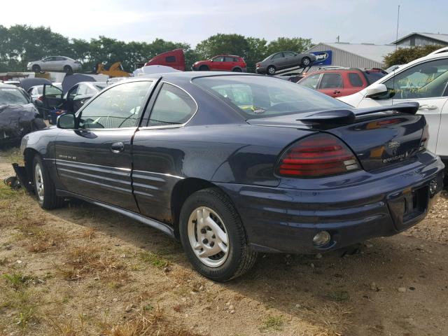 1G2NE12T31M546262 - 2001 PONTIAC GRAND AM S Mavi foto 3