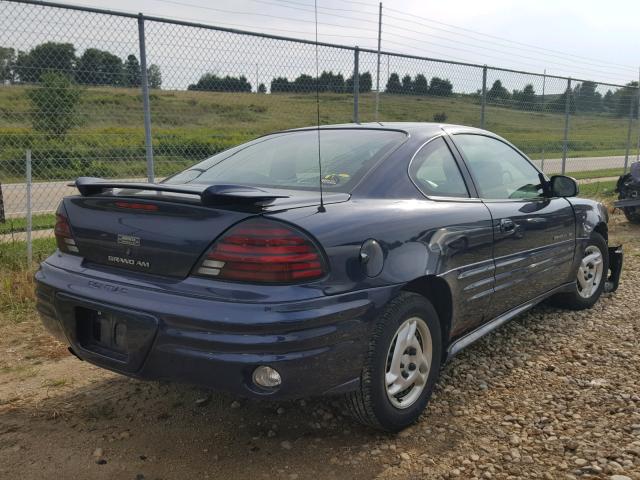 1G2NE12T31M546262 - 2001 PONTIAC GRAND AM S Mavi foto 4