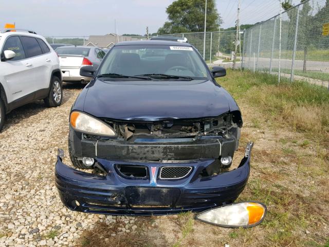1G2NE12T31M546262 - 2001 PONTIAC GRAND AM S Mavi foto 9