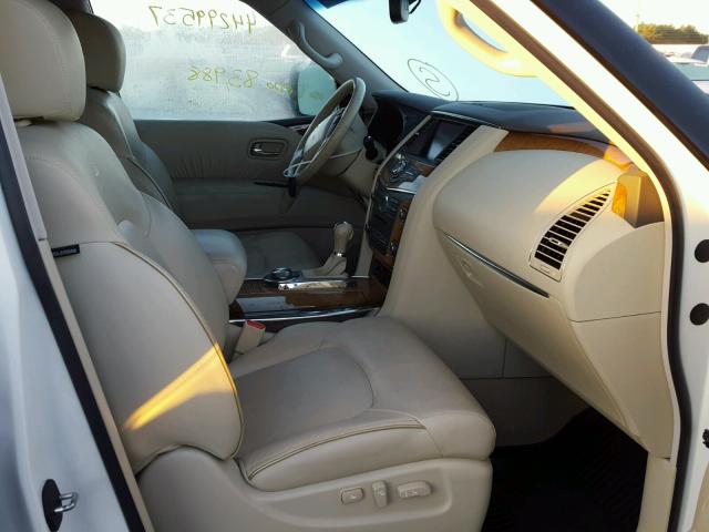 JN8AZ2NE0D9041180 - 2013 INFINITI QX56 WHITE photo 5