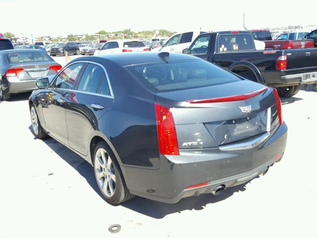 1G6AB5RX0F0104009 - 2015 CADILLAC ATS LUXURY CHARCOAL photo 3