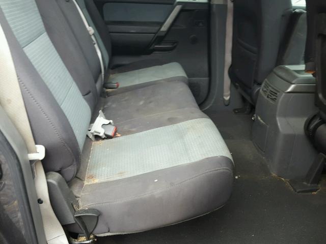 1N6AA07B35N539857 - 2005 NISSAN TITAN XE GRAY photo 6